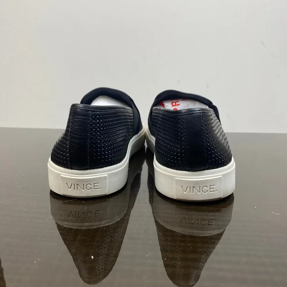 Vince Blair Slip On Perforated Leather Slip On Sneakers Women's 8M
